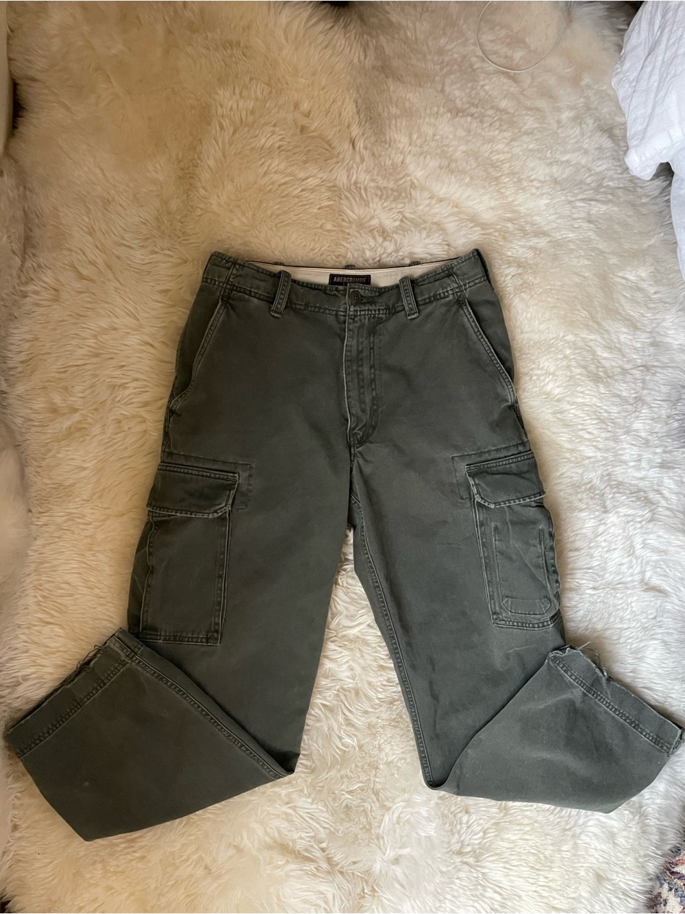 Vintage | HTF Abercrombie & Fitch olive green fatigues men’s cargo pants